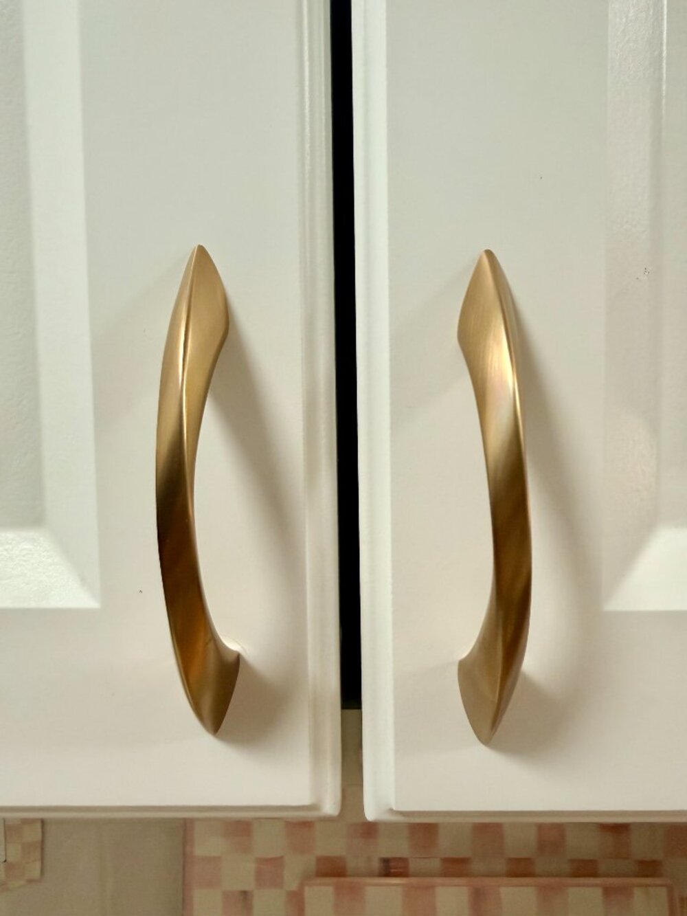 Amerdeco Champagne Bronze - 3 in Hole Centers - Arch Cabinet Drawer Pulls - 5 pk